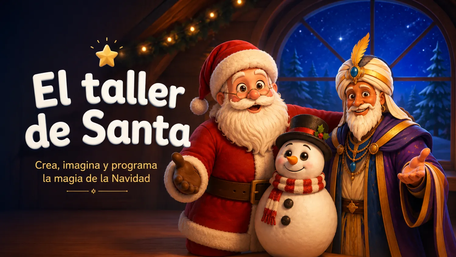 El taller de Santa y sus amigos